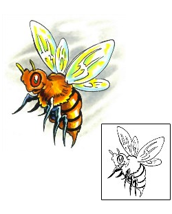 Bee Tattoo Insects tattoo | M1F-00108