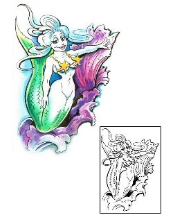 Mermaid Tattoo Tattoo Styles tattoo | M1F-00123