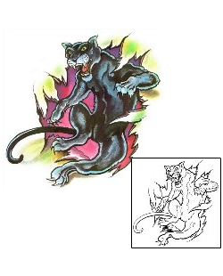Panther Tattoo Horror tattoo | M1F-00133