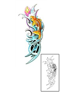 Koi Tattoo Marine Life tattoo | M1F-00143