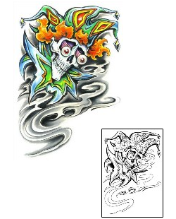 Joker - Jester Tattoo Mythology tattoo | M1F-00167