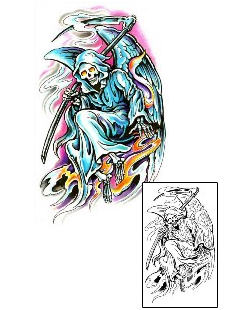 Reaper Tattoo Horror tattoo | M1F-00168