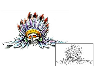 Native American Tattoo Specific Body Parts tattoo | M1F-00179