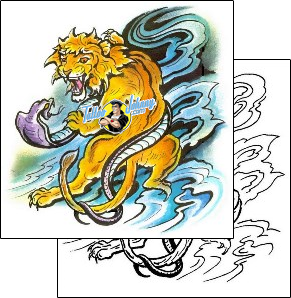 Lion Tattoo animal-lion-tattoos-marty-holcomb-m1f-00183