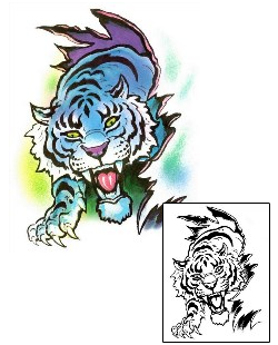 Tiger Tattoo Animal tattoo | M1F-00190