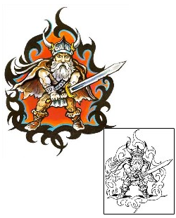 Viking Tattoo Mythology tattoo | M1F-00193