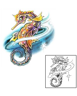 Sea Creature Tattoo Marine Life tattoo | M1F-00206