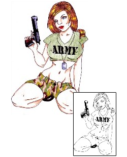 Army Tattoo For Men tattoo | M4F-00016