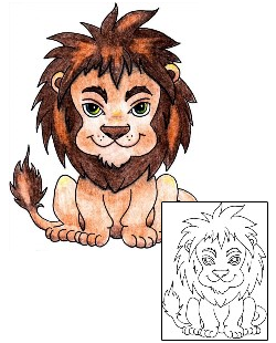 Lion Tattoo Animal tattoo | M4F-00026