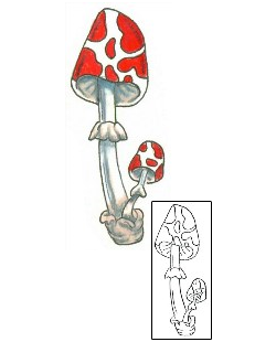 Mushroom Tattoo Miscellaneous tattoo | MAF-00267