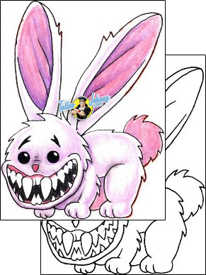 Rabbit Tattoo maf-00369