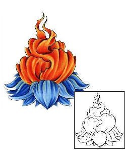 Lotus Tattoo Plant Life tattoo | MBF-00136