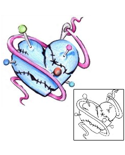 Heart Tattoo Horror tattoo | MBF-00359