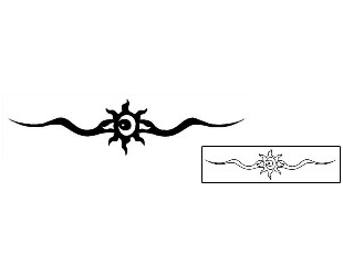Sun Tattoo Specific Body Parts tattoo | MBF-00918