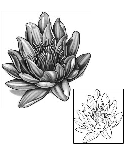 Lotus Tattoo Plant Life tattoo | MCF-00045