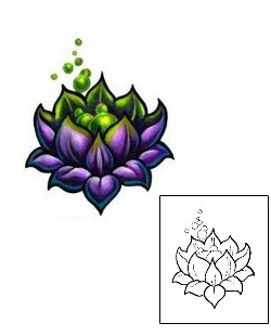 Lotus Tattoo Plant Life tattoo | MCF-00059
