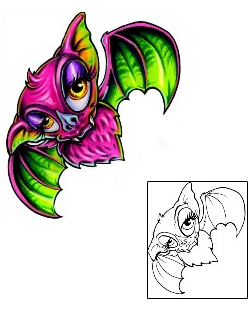 Bat Tattoo Animal tattoo | MFF-00001
