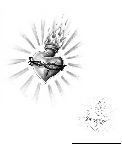 Fire – Flames Tattoo Religious & Spiritual tattoo | MIF-00008