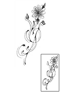 Flower Tattoo Plant Life tattoo | MIF-00050