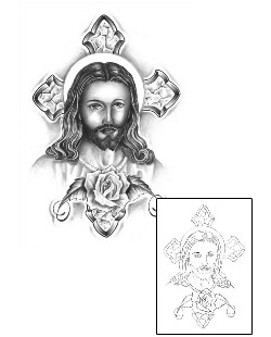 Jesus Tattoo Religious & Spiritual tattoo | MIF-00069