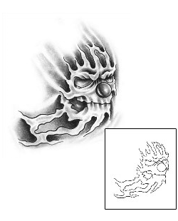 Skull Tattoo Horror tattoo | MLF-00014