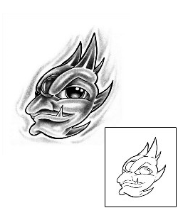 Devil - Demon Tattoo Horror tattoo | MLF-00029