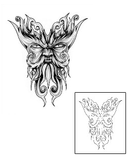 Wizard Tattoo Specific Body Parts tattoo | MLF-00037