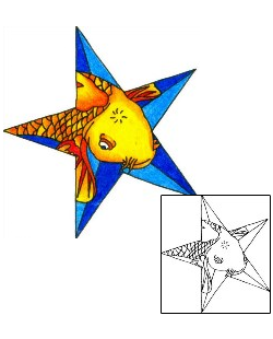 Fish Tattoo Astronomy tattoo | MNF-00107