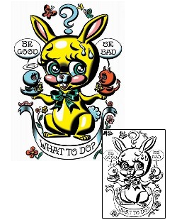 Rabbit Tattoo Miscellaneous tattoo | MOF-00012