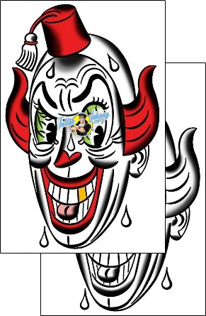 Clown Tattoo clown-tattoos-mitch-oconnell-mof-00103