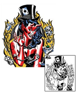 Devil - Demon Tattoo Mythology tattoo | MOF-00122