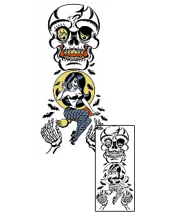 Skeleton Tattoo Mythology tattoo | MOF-00156