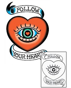 Eye Tattoo Follow Your Heart Tattoo
