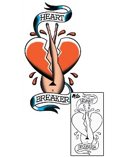 Broken Heart Tattoo Heart Breaker Tattoo