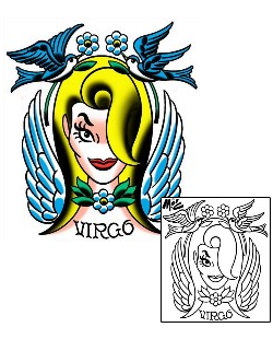 Virgo Tattoo Plant Life tattoo | MOF-00224