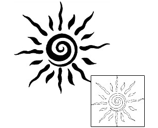 Sun Tattoo Astronomy tattoo | MPF-00065