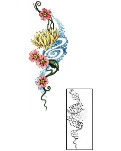 Lotus Tattoo Plant Life tattoo | MPF-00086