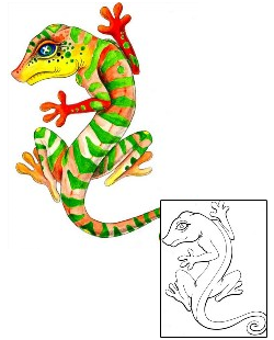 Lizard Tattoo Reptiles & Amphibians tattoo | MPF-00113