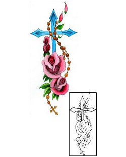 Rosary Beads Tattoo Plant Life tattoo | MPF-00157