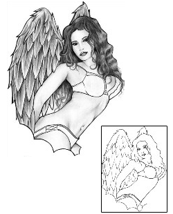 Angel Tattoo Mythology tattoo | MQF-00020