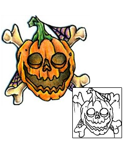 Pumpkin Tattoo Horror tattoo | MQF-00037