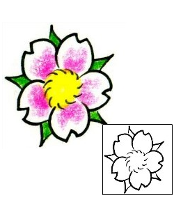 Flower Tattoo Plant Life tattoo | MSF-00033