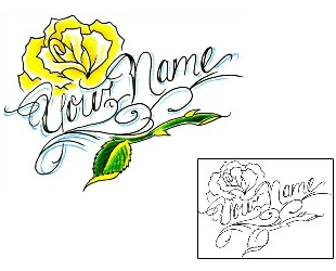 Rose Tattoo Miscellaneous tattoo | MSF-00044