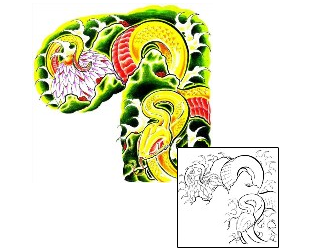 Reptile Tattoo Mythology tattoo | MSF-00064