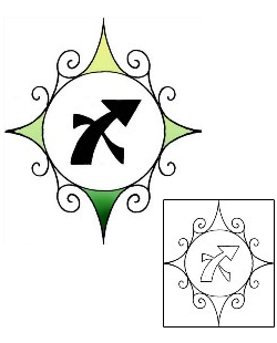Sagittarius Tattoo Zodiac tattoo | MUF-00012
