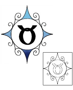 Taurus Tattoo Zodiac tattoo | MUF-00019