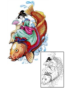 Fish Tattoo Kazumi Geisha Tattoo