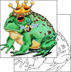 Frog Tattoo reptiles-and-amphibians-frog-tattoos-mr-pork-mwf-00059