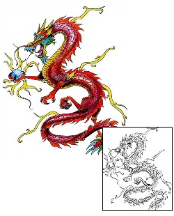 Dragon Tattoo Mythology tattoo | MWF-00100