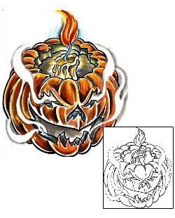 Pumpkin Tattoo Miscellaneous tattoo | MXF-00007